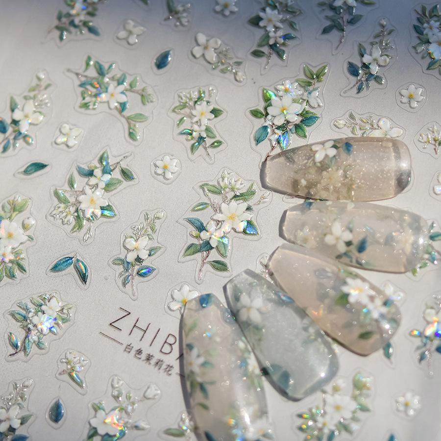 Flower Nail Stickers